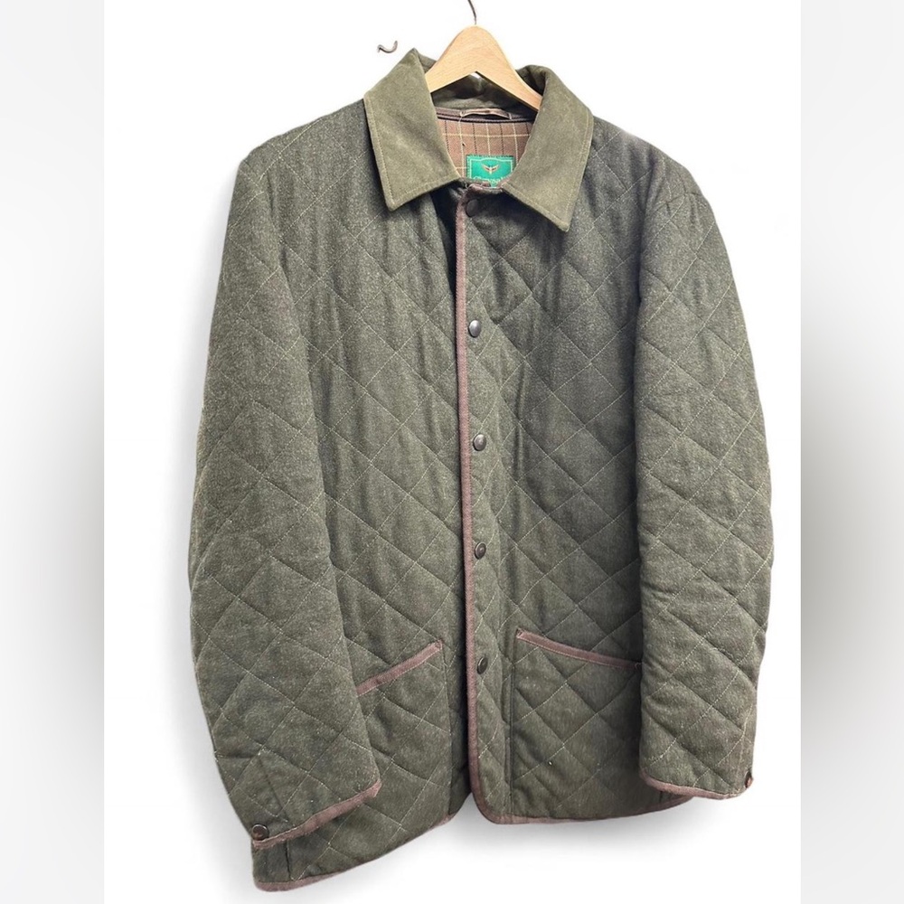 Chrysalis Green Wool Jacket Coat Men’s size 46